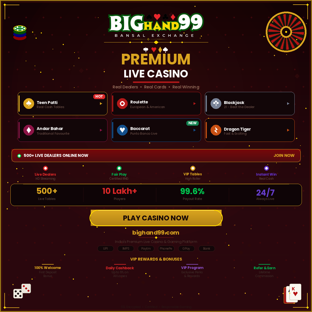 Bighand777 – Enhanced Casino & Gaming Platform