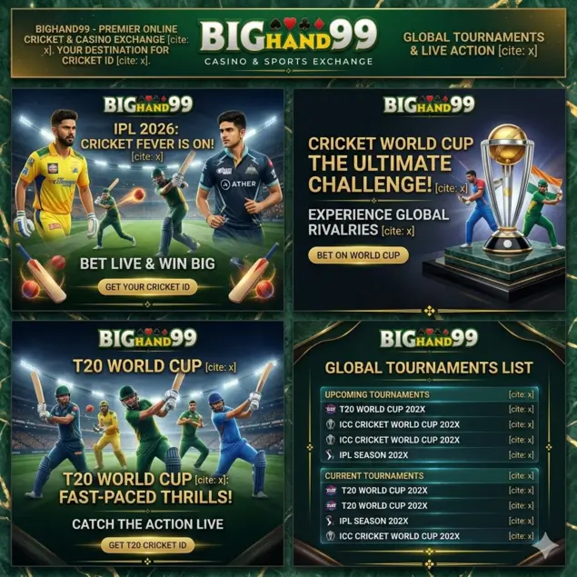 Cricket Betting on Bighand99 – IPL, World Cup, T20