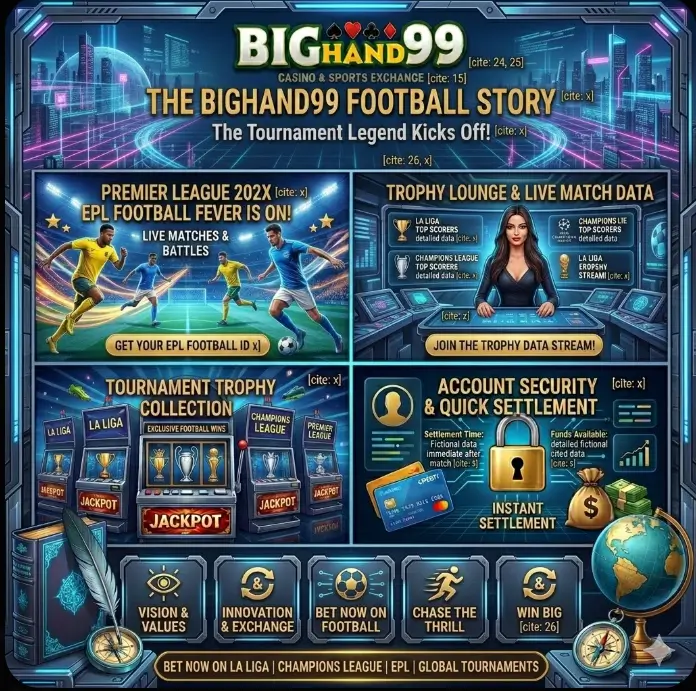 Football Betting on Bighand99 – EPL, La Liga, Champions League